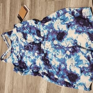 Girls north face romper